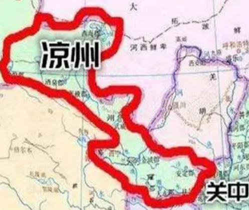 三国的西凉是现在的哪里？范围有多大？