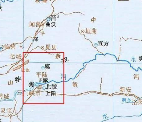 虞国在现在哪里？地理位置在什么地方？
