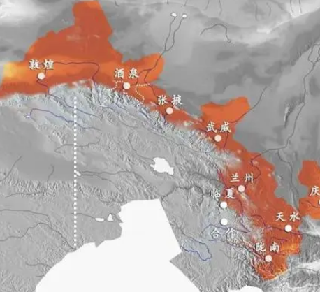 河西四郡是哪几个城市？这些地方在哪里？