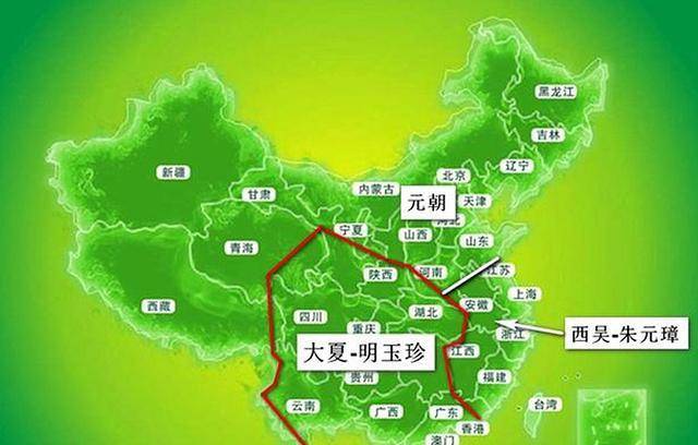元明之间还有一个短命朝代 君主死后被朱元璋快速剿灭