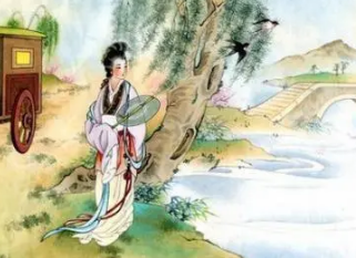What is Su Xiaoxiaos most famous poem, and what kind of emotion does it express?