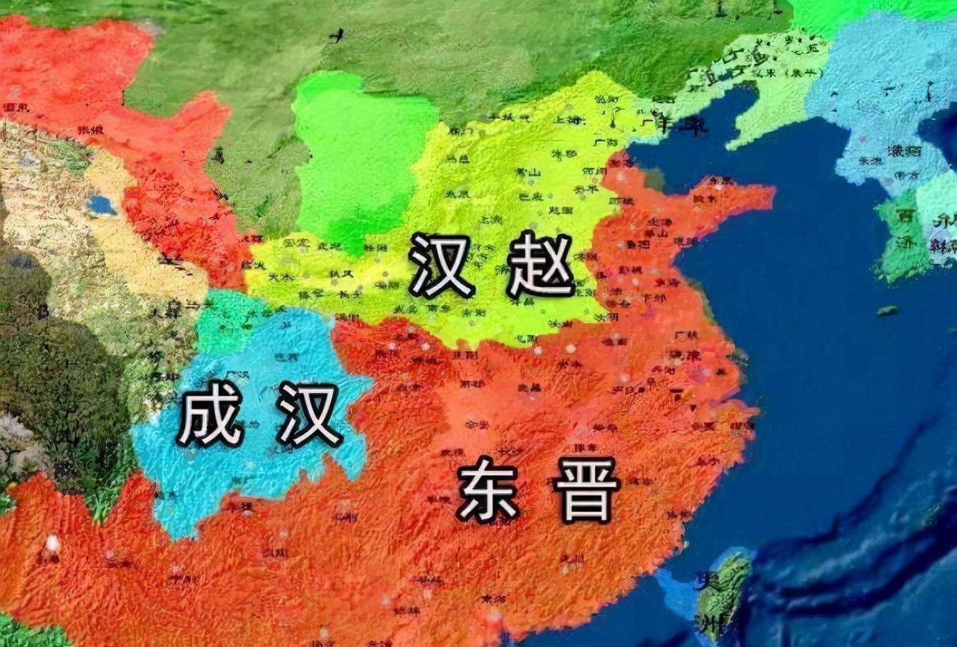 五胡十六国之汉赵25年历史的概述