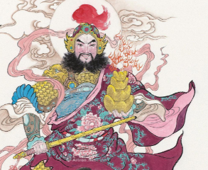 赵公明是怎样的形象？赵公明的外貌特征是怎样的？