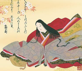 小野小町最著名的诗是什么？描绘了怎样的景象？