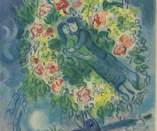 夏加尔留下了多少绘画作品？他的作品有何特点？