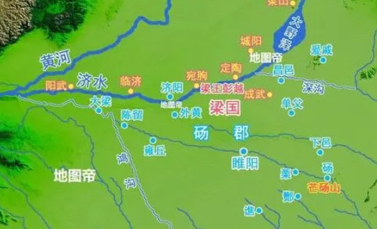  梁师都的梁国是什么样的？是什么地图？