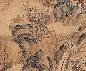 What are the representative works of painters in the late Ming and early Qing dynasties? And what kind of scenes are depicted in them?