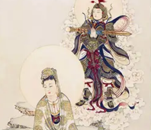 为什么观音后边站的是韦陀？有什么说法吗？