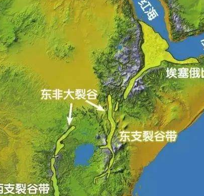 最长的裂谷带在什么地方？长度是多少？
