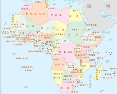 国家和地区的数目最多的是哪个洲？是非洲吗？