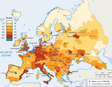 世界上人口自然增长率最低的大洲是欧洲吗？有多低？